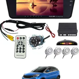 maties 7Inch Rearview Monitor Mirror with Touch Button,Camera & Silver sensor 159 Black LCD-picture-26