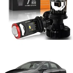 lovmoto Universal For Car Y7 H4 100w Mini Projector Lens LED with Projector Lens sg205 Car Fancy Lights image 1