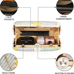 globus Party Green Clutch image 5