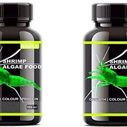 eagle Shrimp Algae Fish Food, 100ML (Pack of 2) | Growth | Colour | Protein REDBEAKS 0.1 kg (2x0.05 kg) Dry Adult, New Born, Senior, Young Fish Food-picture-18