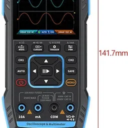 fnirsi 2C23T 3-in-1 Handheld Oscilloscope Multimeter DDS Generator,10MHz,50MSa/s Digital Oscilloscope image 2