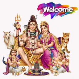 god & god's 70 cm Shiv Parivar Off Wall Sticker 113 Self Adhesive Sticker-picture-11
