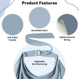 bembika Breathable Nursing Cover for Breast feeding Covers for Nursing Mom Feeding Cloak image 4