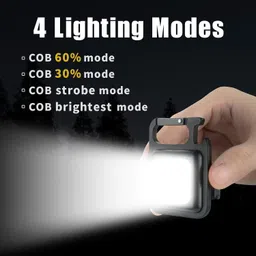 insignia décor Multifunction Keychain Rechargeable Led Light 6 hrs Emergency Light_EL2 3 hrs Torch Emergency Light image 4