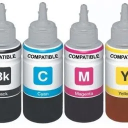 SDC Refill Ink For Epson Printers L100, L110, L130, L200, L210, L220, L300, L310, L350, L355, L360 , L361, L365, L380, L385, L455, L485, L550, L555, L565, L1300 Black + Tri Color Combo Pack Ink Bottle-image-40