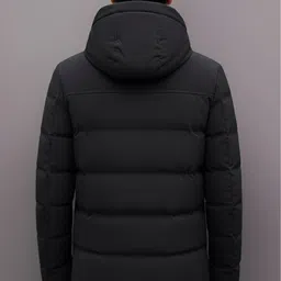 yoonikk Men Self Design Puffer Jacket image 2