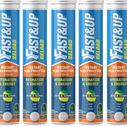 fast&up Electrolytes For Hydration With Instant Energy Formula-Effervescent Tablets Hydration Drink image 2