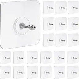 vestura Self Adhesive Sticker Hanger | No-Drill Plastic Wall Hooks Hook 20-picture-25