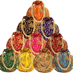 Women Multicolor Potli-image-38