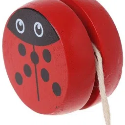 crazycrafts Wooden Animal cartoon YO-YO baby gift children nostalgic classic toys (pack of 2) gift toy for boys and girls Toy Yoyo image 2