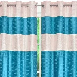 brand roots 154 cm (5 ft) Polyester Room Darkening Window Curtain (Pack Of 2) image 2