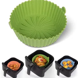 cliclable ClickableCollection Air Fryer Silicone Non-Stick pack of 1 Airfryer Tray image 1
