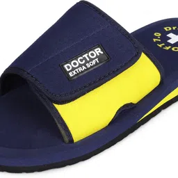 Men's Doctor Extra Soft Ortho Care Orthopaedic and Diabetic Comfort Doctor Slipper, Dr. Slipper, Flip-Flop, Slides and House Slipper for Men's and Boy's Slides Men Slides image 3