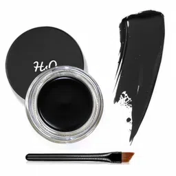 hsq Waterproof Black Gel Eyeliner with Brush | Smudge Proof, Long Lasting Matte 5 g-picture-25