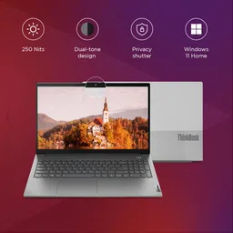 Lenovo ThinkBook 15 G5 AMD Ryzen 5 Hexa Core 7530U - (8 GB/512 GB SSD/Windows 11 Home) Think Book 15 G5 ABP 2 Thin and Light Laptop image 3