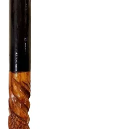ranacreation Morning wooden walking stick in black upper base for men and women Walking Stick-picture-12