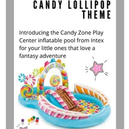 hornflow Children's pool inflatable Candy Play Center Inflatable Swimming Pool image 5