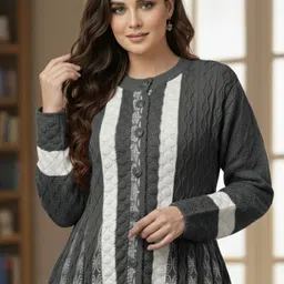 stutakriti WOOL Solid Coat For Women image 3