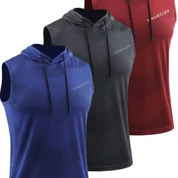 t-hustler Pack of 3 Men Vest-picture-15