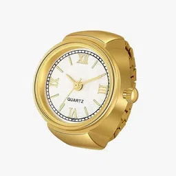 dreamish imitation Stylish Unisex Gold-Plated Adjustable Watch Finger Ring Metal, Alloy Ring image 5