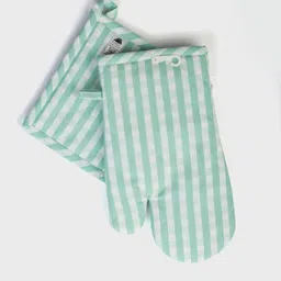 pixel home Light Blue Cotton Kitchen Linen Set image 3