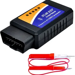 dlkw Fast BT OBD2 Car Scanner in Black with Free Continuity Tester OBD Reader image 2