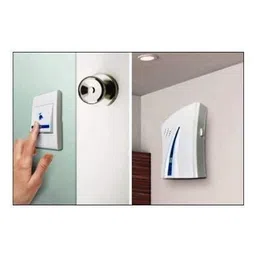 Mdv Cordless Calling Remote Door Bell For Home, Office, Warehouse And Factories, Pack Of 1, White image 3