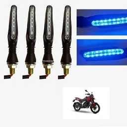 prime zone Front, Rear LED Indicator Light for Bajaj, Hero, Honda, TVS, Suzuki, Universal For Bike Universal For Bike-picture-32