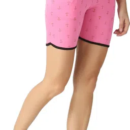 fasha Pack of 2 Printed Women Multicolor Basic Shorts image 5