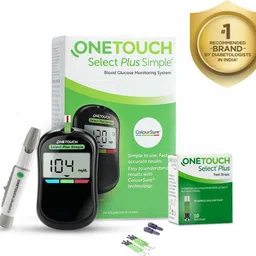 onetouch Select Plus Simple Glucometer (FREE 10 strips + lancing device + 10 lancets) Glucometer-picture-20