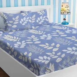 vas collections Cotton Double Flat 144 TC Printed Bedsheet-picture-12