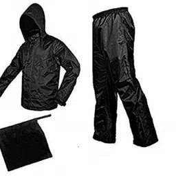 crystal zone Solid Men Rain Suit image 3