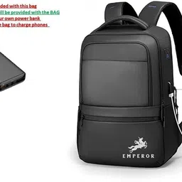 emperor Large 34 L Backpack LEGEND Anti-Theft with USB charging port, Laptop, travel bag image 4