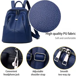 muchova Medium 23 L Backpack for Women Lightweight Casual Travel Bag for Girls image 5