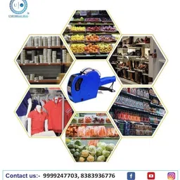 universalseal MX-5500 Price Label Gun | 8-Digit Labeling Machine with 10 Rolls Label Stamping Machine image 5