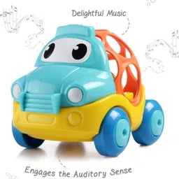 intellibaby Musical Non-Toxic Car Rattle for Babies|Rattle Toy with Light & Sound for Infant Rattle image 3
