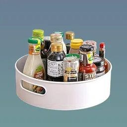 Plastic all-round Twisting Caddy Organizer – House & Kitchen Space Storage Basket-image-27