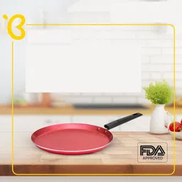 green root traditional iron cookware Pancake Pan 22 cm diameter 1 L capacity image 5