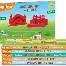 imagimake Mapology Monuments Mini Set- Model Making- Assorted Design- Pack of 6- 5 Years+-picture-27