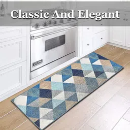 ishro home Rubber, Velvet Floor Mat image 2