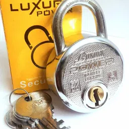 alone Luxury Power 57 MM, Big Tumbler Steel Padlock 4 Keys, D/L Technology Padlock-picture-19