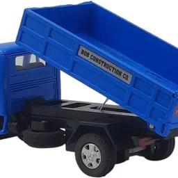 shree jee GOODS CARRIER TRUCK WITH TAILGATE OPENABLE PULL BACK ACTION TOY image 4