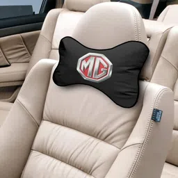 anita corporation Black Polyester Car Pillow Cushion for MG image 3