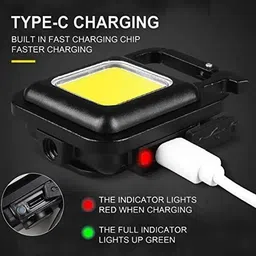 blue seed Keychain Led Light with Bottle Opener 2 hrs Torch Emergency Light image 5