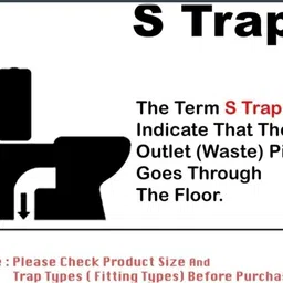 d o t Premium Quality C027 Premium Quality Shining Black commode with T.Blue Finishing Line and Round Western Commode image 5