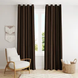 daksh 152 cm (5 ft) Window Polyester Room Darkening Curtain (Pack Of 2)-picture-15