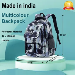 tinytot Medium 30 L Laptop Backpack SB234_03L Unisex Office/College/Business Bag Upto 17 Inch Laptop Backpack image 3