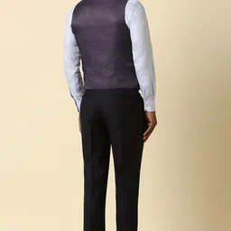 allen solly Men Single Breasted - 2 button Checkered Suit image 2