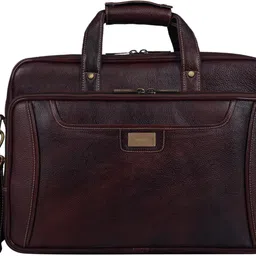 brand leather Men Brown Messenger Bag - Regular Size-picture-18