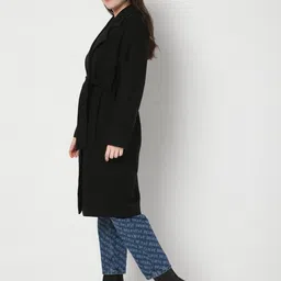 vero moda Polyester Solid Coat For Women image 2